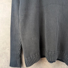 G-Star Raw Jumper Womens XL Extra Large Y2K Knitted Hoodie Grey