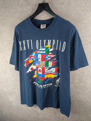 Atlanta Olympics 1996 T-Shirt Mens XL Extra Large Vintage Short Sleeve