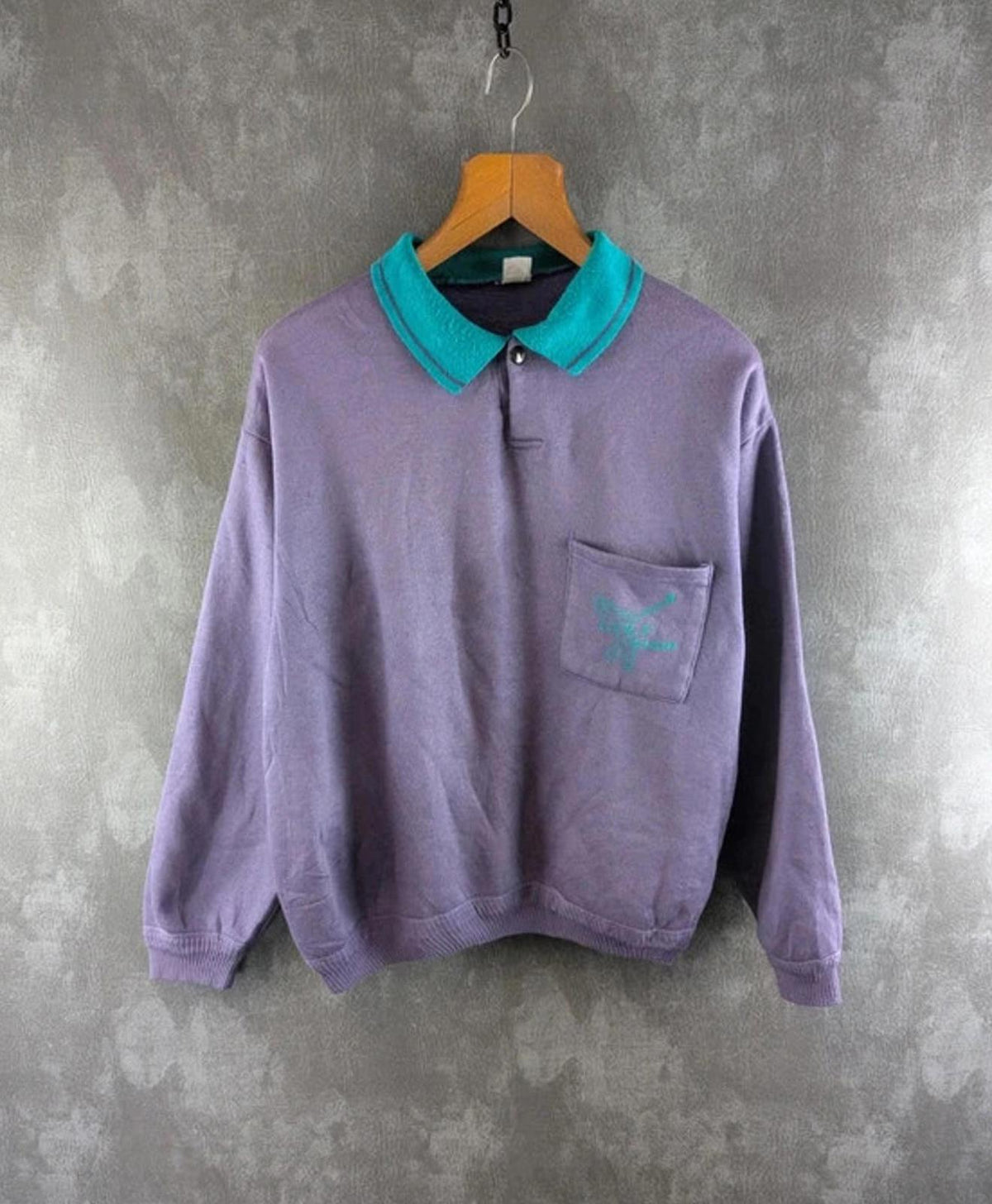 Vintage Jumper Mens Medium M Cotton Pullover 1980s