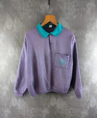 Vintage Jumper Mens Medium M Cotton Pullover 1980s
