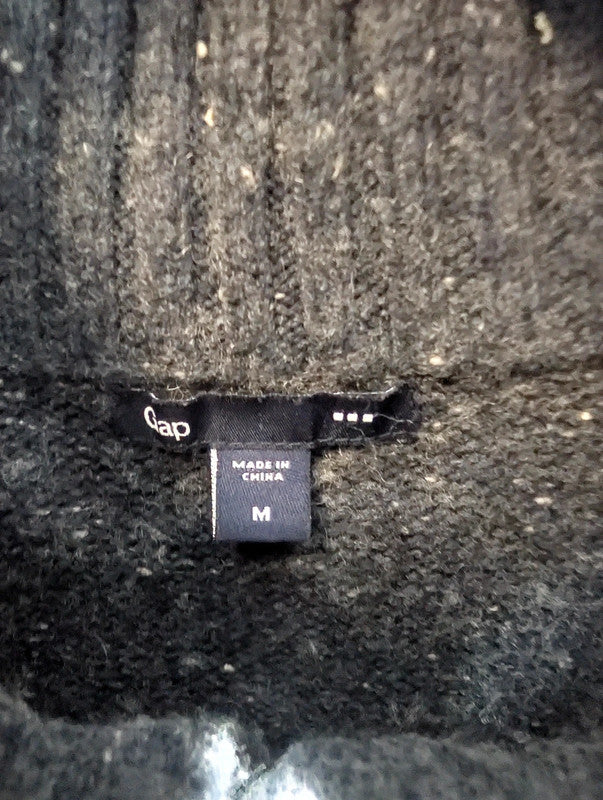 Gap Jumper Mens Medium M Grey Pullover Knitted