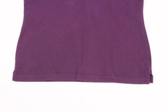 Lacoste Polo Shirt Womens Small S Purple Short Sleeve