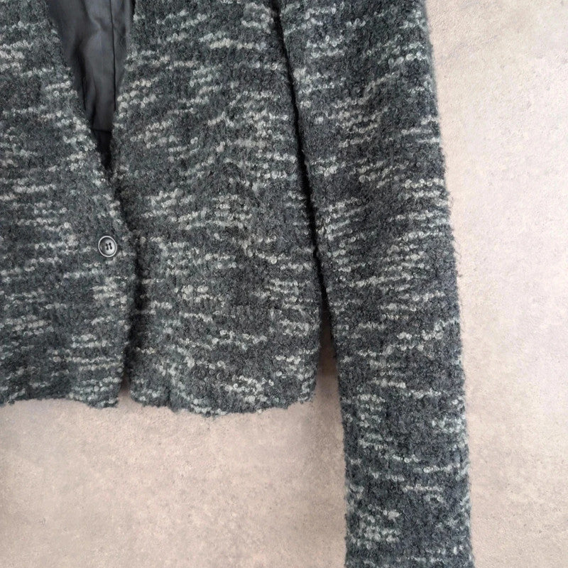 Noa Noa Jumper Womens Small S Grey Knitted Cardigan