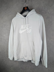 Nike SB Jumper Mens L Large Grey Pullover Sweatshirt