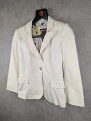 Red Valentino Jacket Womens L Large Cream Blazer