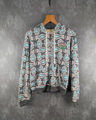 Billabong Jumper Womens Medium M Full Zip Hoodie Vintage 90s