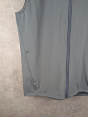 Wolsey Gilet Mens M Medium Grey Gold Training Gym New