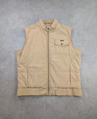 Vintage 1980's Wrangler Jacket Men's Large Body Warmer Beige