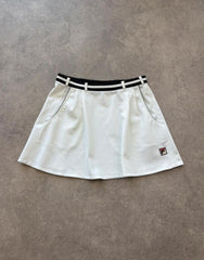Vintage 1980s Fila Skirt Women’s Small White Mini Sports Tennis