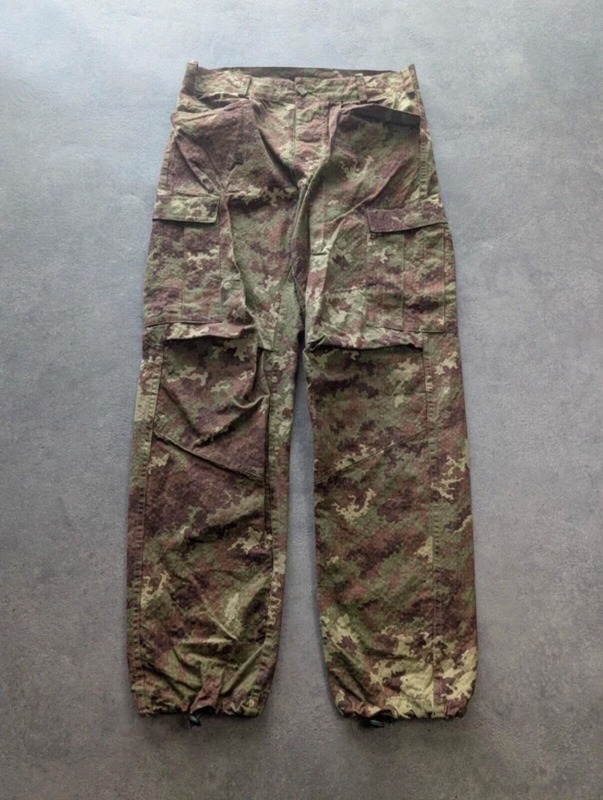 Military Cargo Trousers Men's W32 L29 Camouflage Ripstop Combat Utility