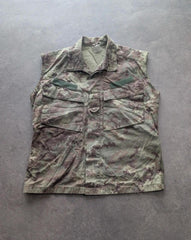 Italian Military Gilet Men's XL Camouflage Utility Vest Field Tactical Vintage